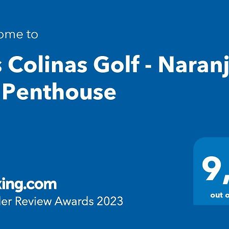 Las Colinas Golf - Naranjo 60 Penthouse Dehesa de Campoamor  Exteriör bild